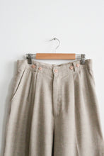 linen suspender trousers