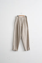 linen suspender trousers