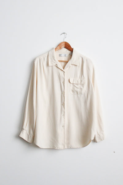 salt silk button up