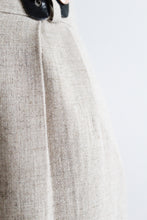 linen suspender trousers