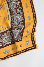 dandelion silk scarf