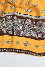 dandelion silk scarf