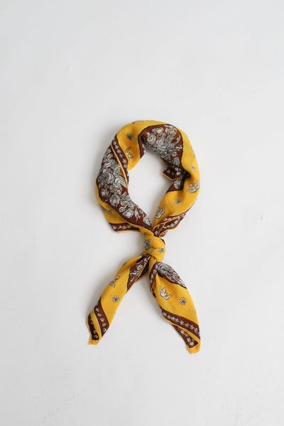 dandelion silk scarf