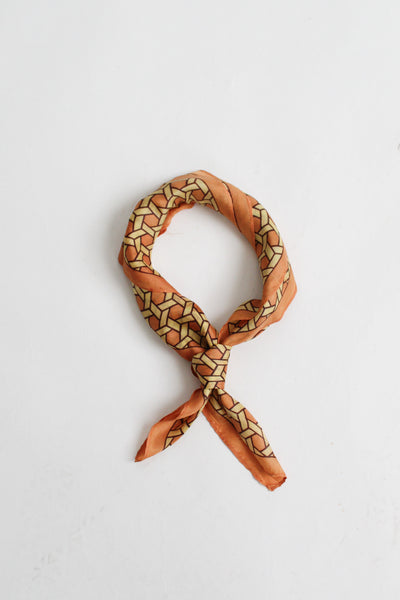 geodesic silk scarf