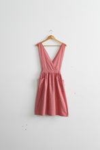 gingham pinafore