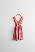 gingham pinafore