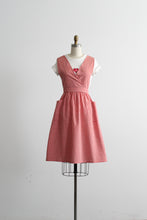 gingham pinafore