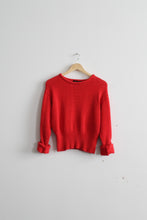 tomato cotton sweater