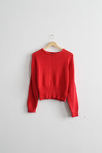 tomato cotton sweater