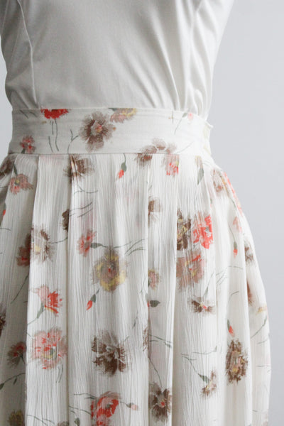 april garden midi skirt