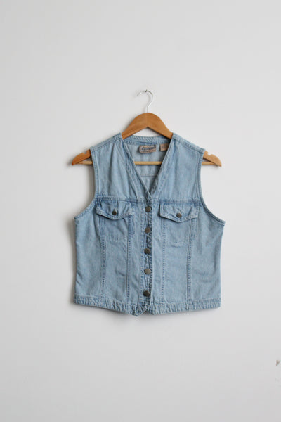 avalon denim vest