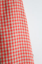 linen gingham blazer