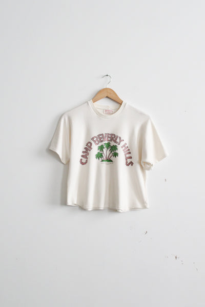 camp beverly hills cropped tee