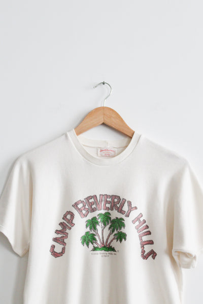 camp beverly hills cropped tee