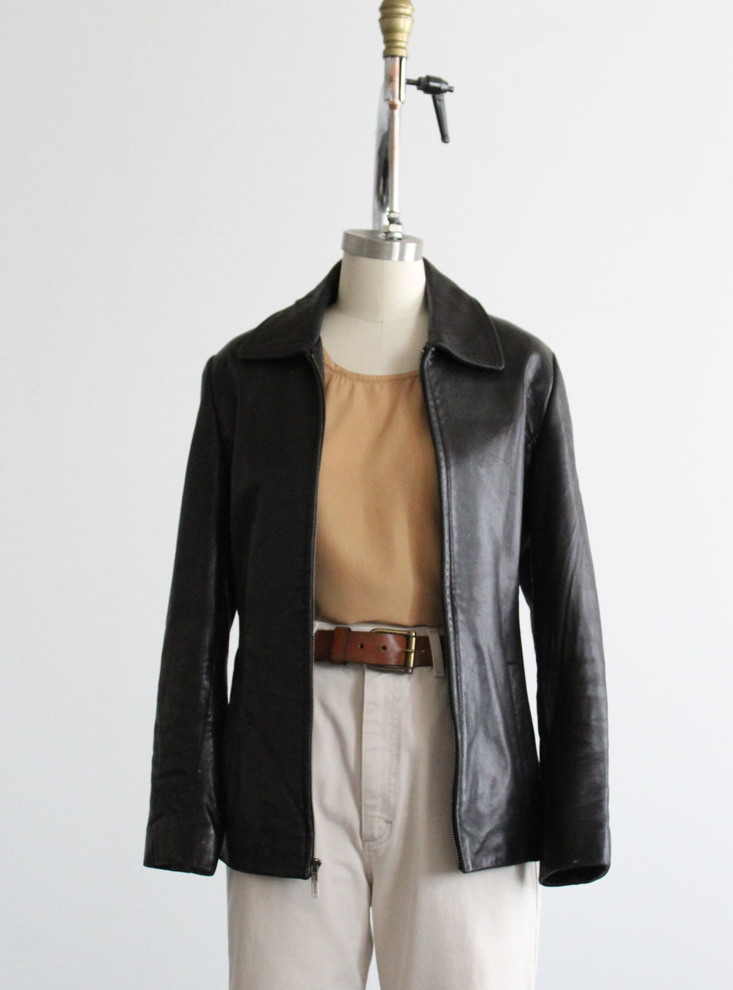 buttery soft black leather jacket