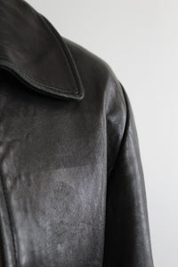 buttery soft black leather jacket