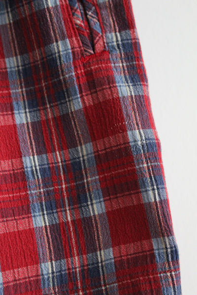 homestead plaid cotton shorts