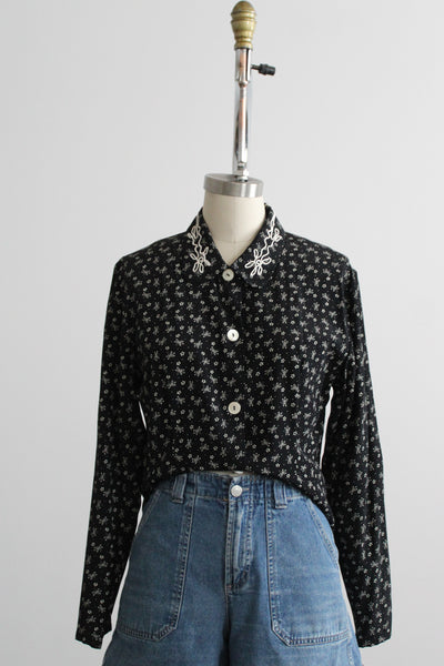 dark thistle button up