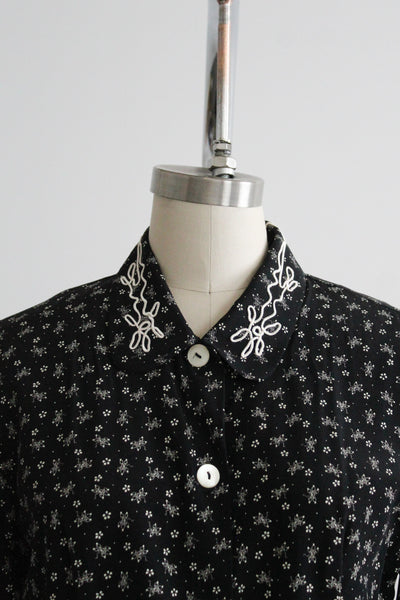 dark thistle button up