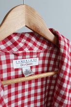 vintage gingham cotton duster