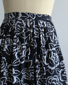 wild geranium midi skirt