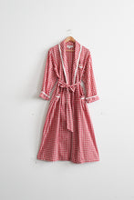 vintage gingham cotton duster