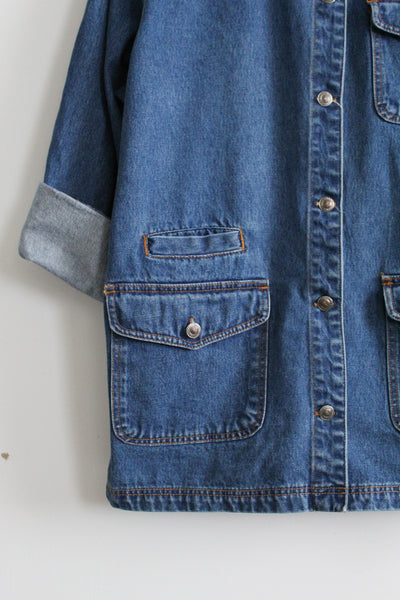 denim chore coat