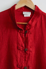 tomato linen trousers set