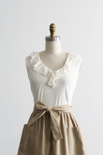 cotton ruffle tank
