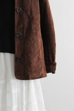 quilted leather chore coat