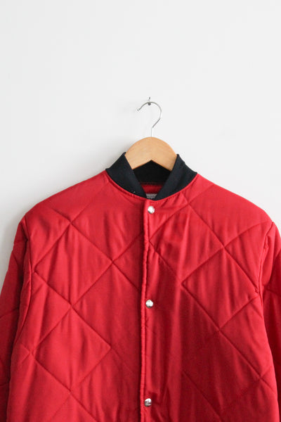 tomato quilted jacket