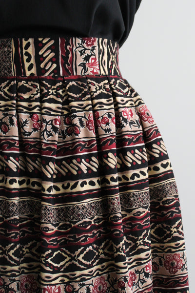thistlebloom midi skirt