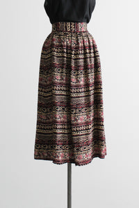 thistlebloom midi skirt