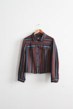 prismatic stripe jacket
