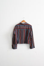 prismatic stripe jacket