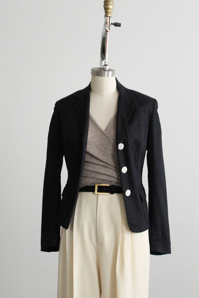 inkwell linen blazer
