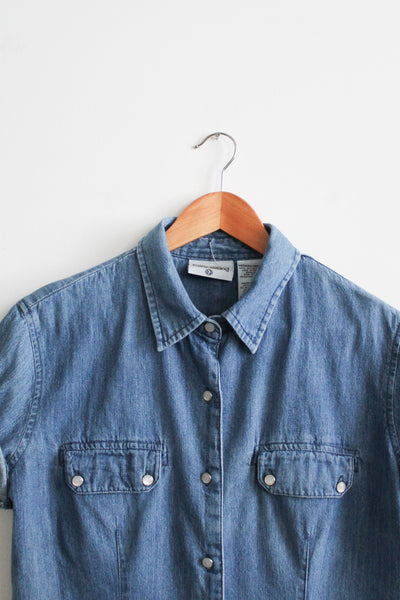 big sur denim button up
