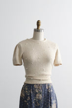 pearl silk knit tee