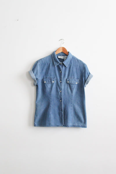 big sur denim button up