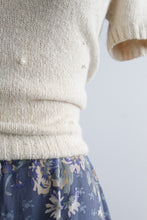 pearl silk knit tee