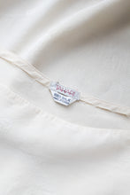 wheat embossed silk blouse