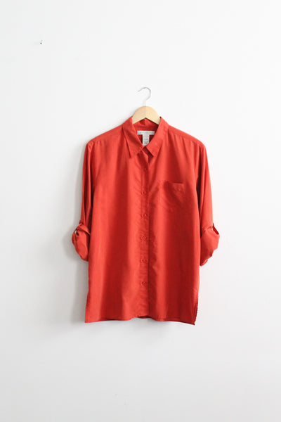 persimmon button up