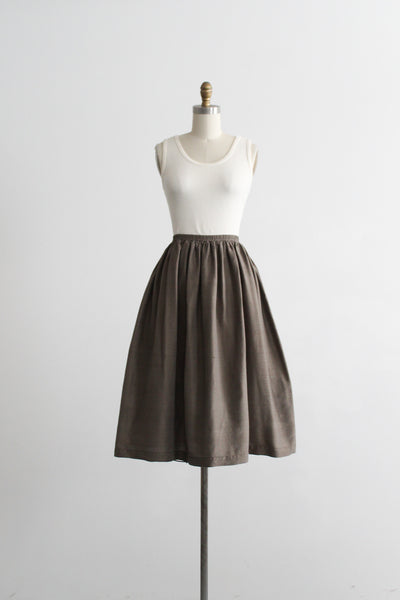 sageleaf silk skirt