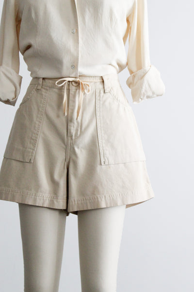buttermilk cotton shorts