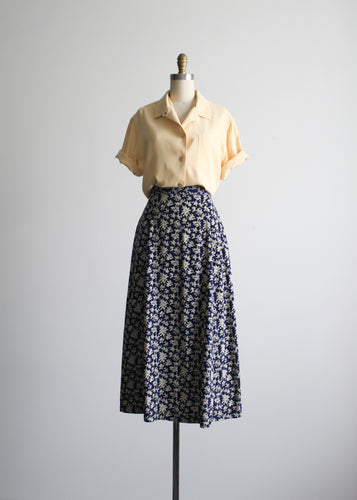 botanical maxi skirt