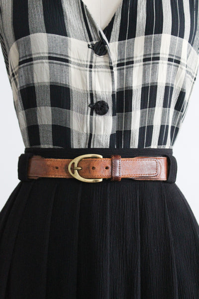 honey leather belt
