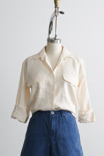 bone linen button up