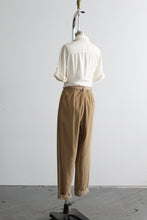 ivory silk button up