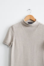 oatmilk short sleeve turtleneck