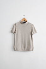 oatmilk short sleeve turtleneck